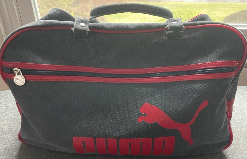 Bolso de Lona PUMA Vintage Azul y Rojo Foto 2 de 4