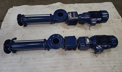 SEEPEX BN 10-6L Progressive Cavity Pump, 3 HP (2.2 kW), 60 Hz