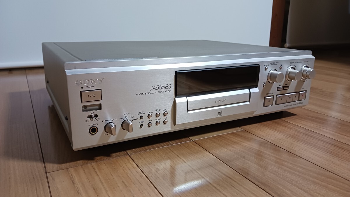 SONY MDS-JA555ES ミニディスクデッキ SONY MDS-JA555ES MiniDisc Deck Unit MD Player used From
