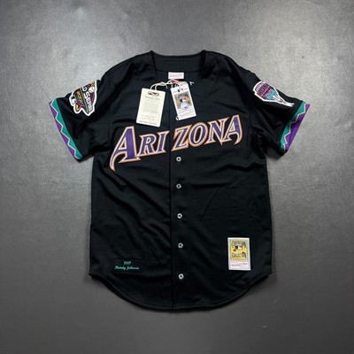 100% Authentic Randy Johnson Mitchell Ness 2001 Diamondbacks Jersey Size 52 2XL