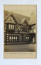 Warwick Leicester's Hospital Master's House - CdV Photo By Francis Bedford 