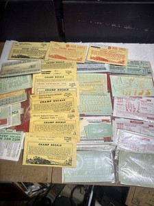 Lot of 100+  CHAMP & OTHERS  ho Train Decals
