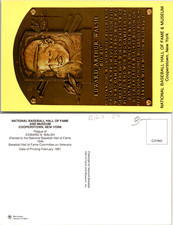 EDWARD ARTHUR WALSH BIG ED VTG 1991 Postcard National Baseball Hall Fame