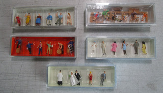 Sammlung Preiser Spur H0 verschiedene Figuren Sets NEU und OVP Teil 1