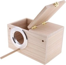 Parakeet Nesting Box Bird House Cage Wood Mating Box Bird Breeding Box Lovebirds
