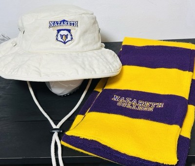 Nazareth Golden Flyers Hat And Scarf OSFM Hat Cap NEW 2PC Bucket Hat Adult