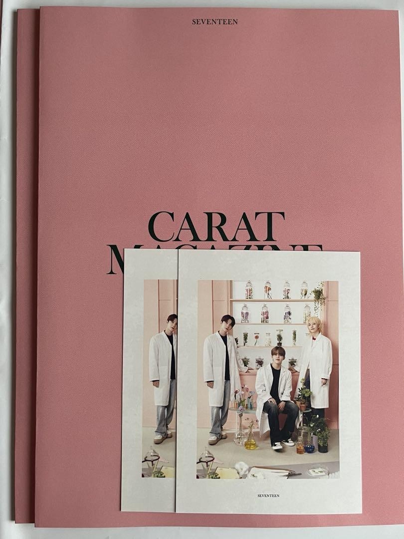 SEVENTEEN ペンライト & CARAT MAGAZINE vol.14 Seventeen Carat Magazine Newsletter Vol.14 Set Of 2 Volumes