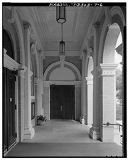 Fort Sam Houston Texas Gift Chapel Portico 1930s South Front Wilson St