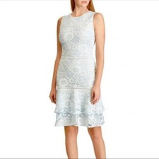 Lauren Ralph Lauren Tiered lace sheath dress. Sz 12
