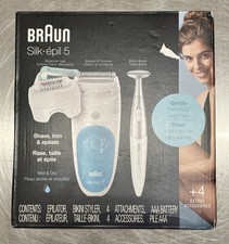 Braun Silk- pil 5 5-810 Epilator Hair Removal for Women, Shaver  Bikini Trimmer
