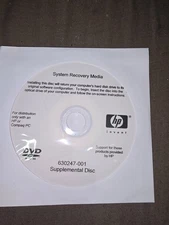  HP G62 system recovery disks (352US) New Never Used