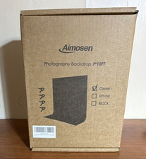 Aimosen Green Screen Photography Backdrop 7x10 ft Plain Polyester, Green