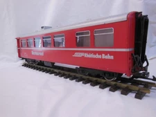 3068 LGB RhB Swiss Dining Car lights metal wheels G scale