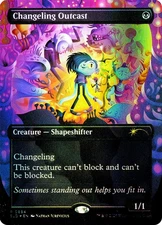 1x Changeling Outcast, Foil, Secret Lair Drop, Magic MTG NM