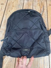 Immaculate KNOMO LONDON Black Quilted Padded 16" Laptop BACKPACK