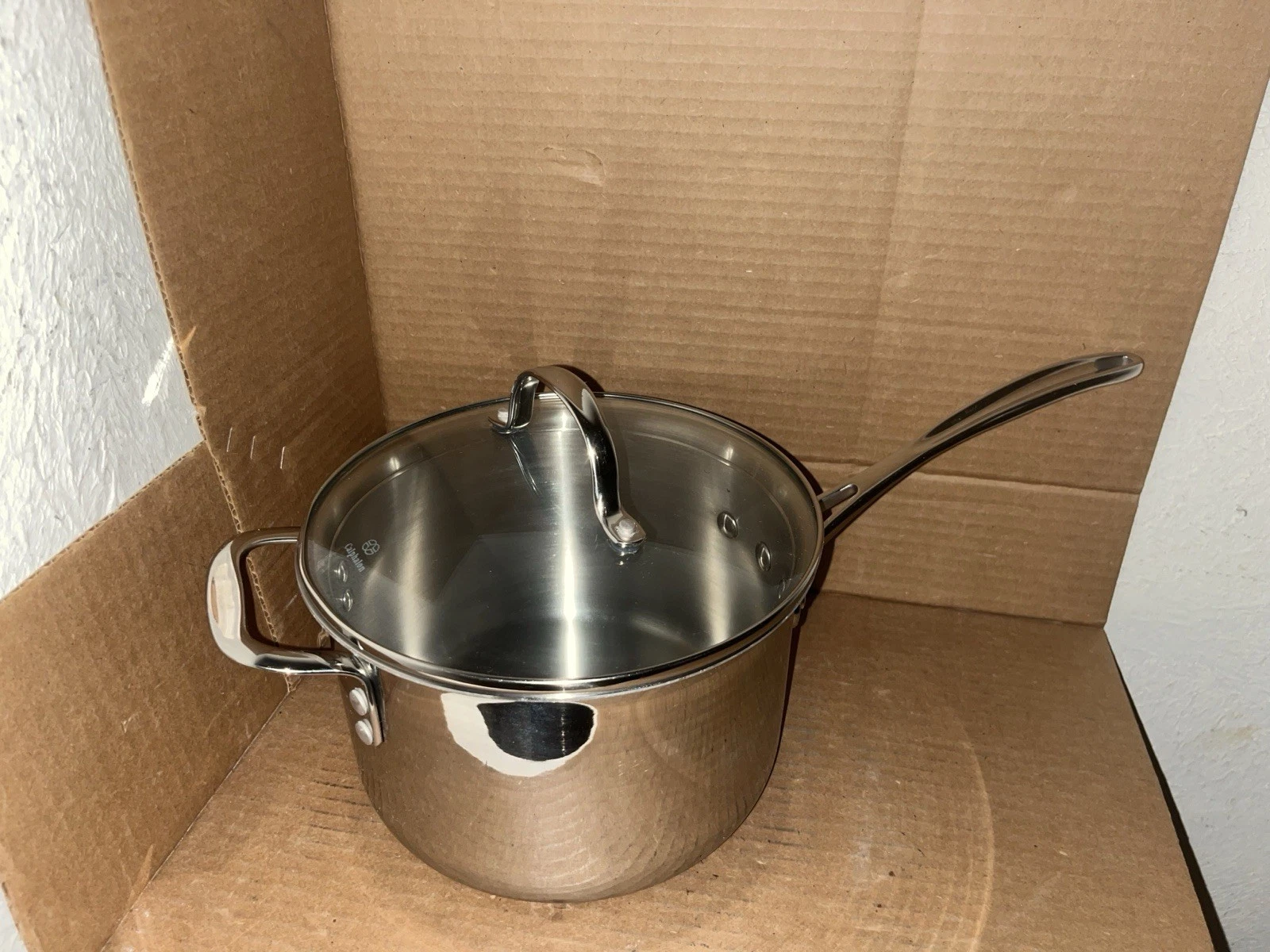 Calphalon 4 1/2-Qt Stainless Steel Sauce Pan #870412 With Lid
Opens in a new window or tab