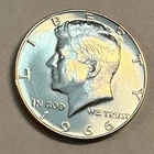 1966 SMS satiny gem BU (Special Mint Set) 40% silver Kennedy half. #7