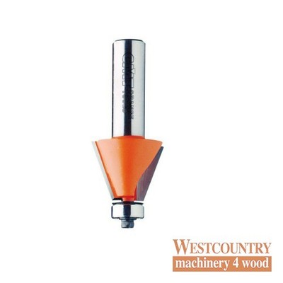 CMT Fasenfräser - 31,75 Durchmesser x 22 mm Schnitt x 1/2 Schaft, 22,5 Grad