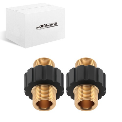 #ad #ad M22 14mm Male Brass Pressure Washer Adapter Hose Gun Connector 2Pack $17.40