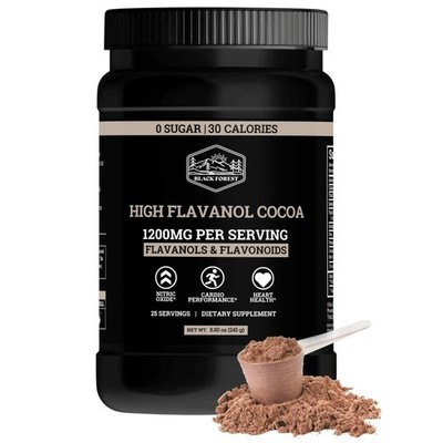 High Flavanol Cocoa Powder (1200mg Flavanols & Flavonoids Supplements)10X Mor...