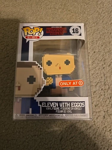 Funko Pop! 8-Bit Eleven with Eggos #16 Target Exclusive Stranger Things W Case