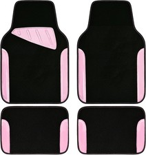 Car Pass Jelly Waterproof Car Floor Mats Pink Girly 4pcs Car Pass Jelly Waterproof Car Floor Mats Pink Girly 4pcs