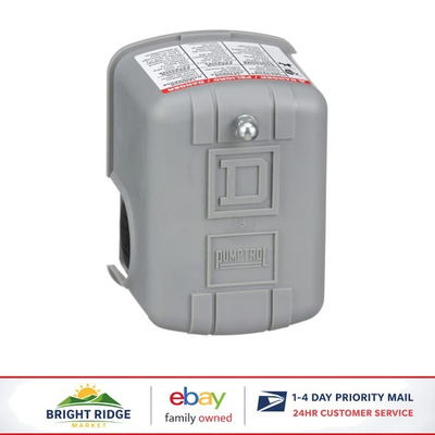 #ad Electric Pressure Switch for Water Pump with Adjustable Differential Settings $52.16