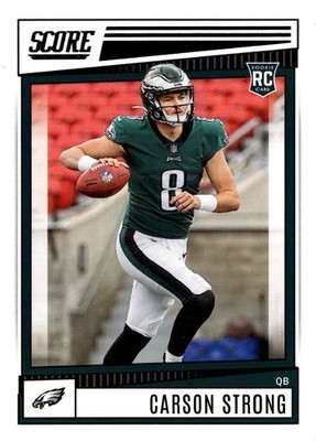 Carson Strong 2022 Score #309 Philadelphia Eagles Rookie