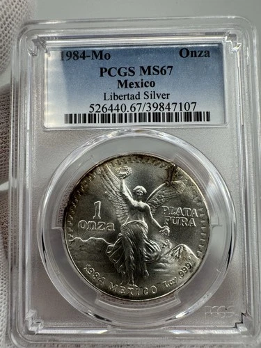 1984 Mexican Silver Libertad 1 oz — photo from the most recent tracked eBay sale