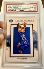 2020-21 Panini Court Kings Contemporaries Amethyst /99 Derrick Rose - PSA 10 GEM
