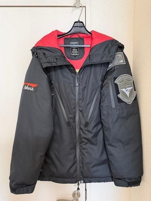 STRICT-G x NANGA Z Gundam Titans Down Jacket Black Size L Cleaned