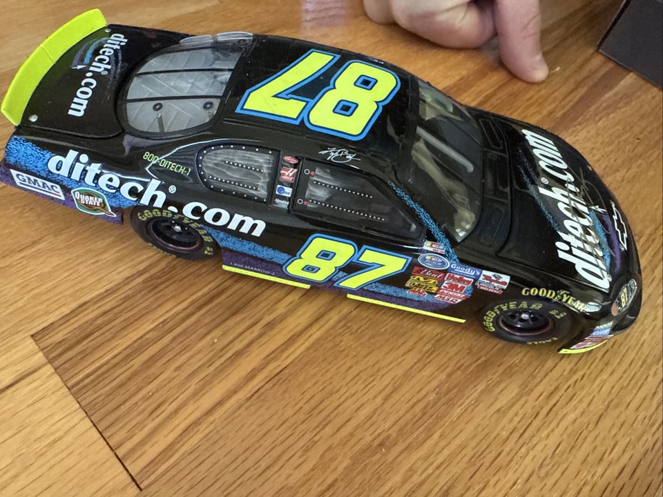 Kyle Busch #87 Dietech Monte Carlo 2003 1:24 Scale Diecast Autograph /2,400 - Image 3 of 4