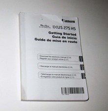 Canon IXUS 275 HS / ELPH 350 HS Getting Started User Guide Manual Book