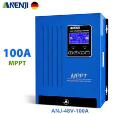 100A MPPT Solar Laderegler Charger Controller Regler 170V PV 12V 24V 48V 5KW Max