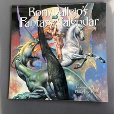 Vintage 1998 Boris Vallejo Fantasy Art Sexy Women Calendar