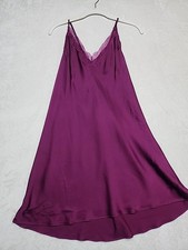 Victoria's Secret Purple Lace Lingerie Gown Size Large