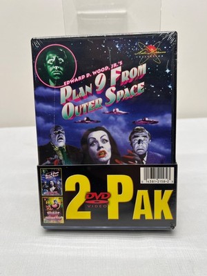 Plan 9 from Outer-Space (DVD, 1956, 2 Pack) Brand New Sealed
