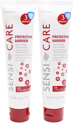 Sensicare Protective Barrier Cream 4 Oz Tube - Pack of 2 Tubes