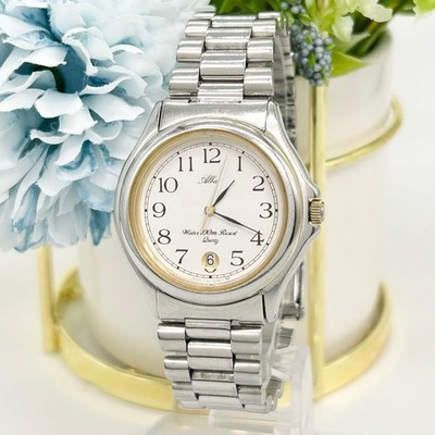 Seiko Alba Quartz Wristwatch Y102 6070 Mens Timepiece wrist 17cm