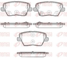 Bremsbelagsatz Scheibenbremse REMSA 1784.02 für HYUNDAI i30 PDE PD PDEN FASTBACK