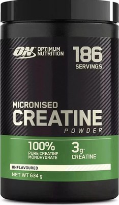 Optimum Nutrition mikronisiertes Kreatinpulver 634 g ~ 186 Portionen ~ EXP: 10/28