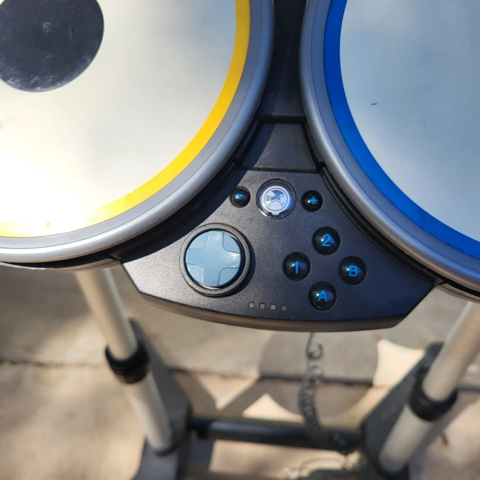 Nintendo Wii Beatles RockBand Harmonix DRUM SET NWDMS3 Untested No Dongle - Image 2 of 4