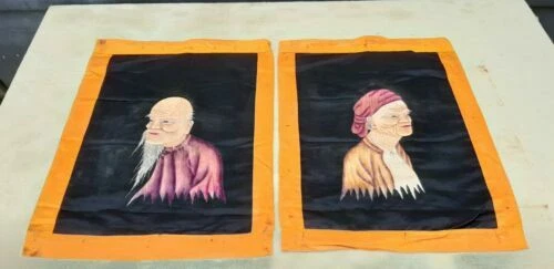 Textiles du XIXe siècle et avant broderies de Chine