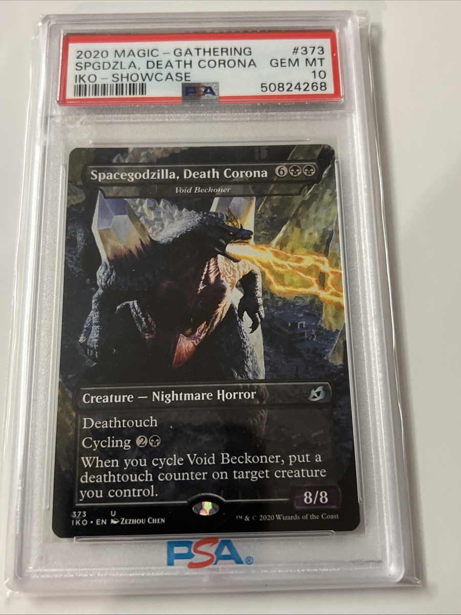 spacegodzilla mtg card I was feeling a bit