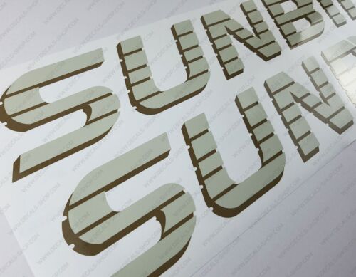 SUNBIRD BOAT LOGO DECALS STICKERS Set of 2 36.5" LONG - Bild 2 von 5