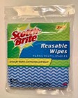 Scotch Brite Reusable Wipes 5 Pack New Sealed Blue & White