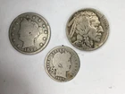 US Coin lot: Barber Dime, Liberty Nickel, Buffalo Nickel-FREE shipping