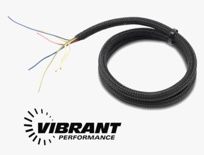 Vibrant Perf Wire Sheathing 25800 Flexible Split Sleeving 1/4'' 10ft Black