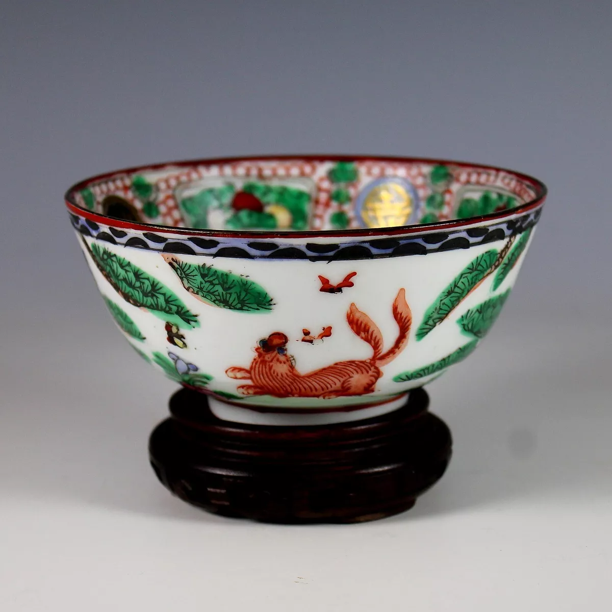 陶瓷多色1800-1849 中国古董碗| eBay