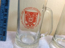 Two The Berghof Resaurant Beer mug glasses You Get Both !